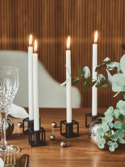 Kubus Micro lysestager, sort fra<Audo Copenhagen Clearance