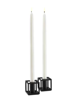 Kubus Micro lysestager, sort fra<Audo Copenhagen Clearance