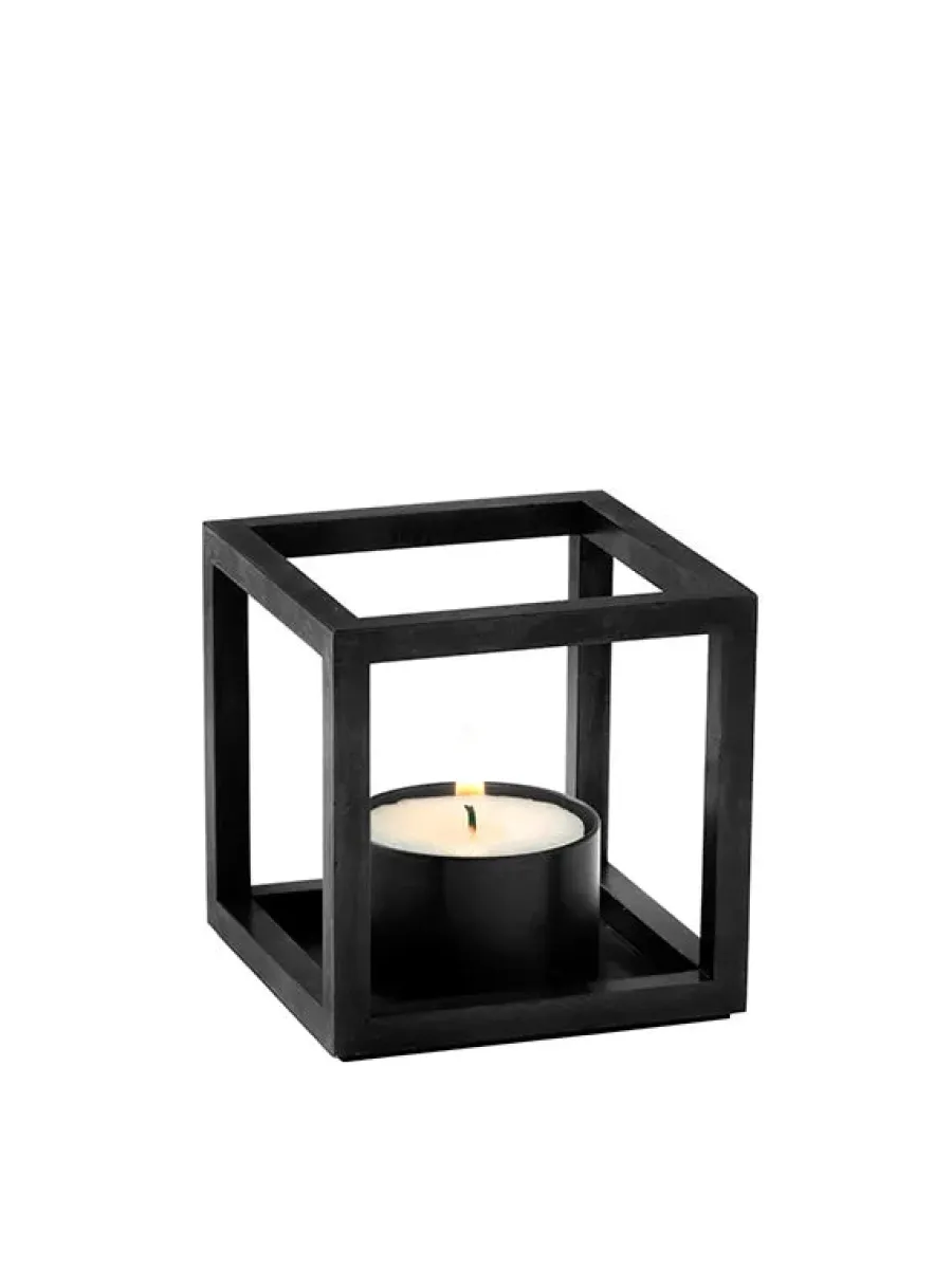 Kubus T Lysestage, sort fra<Audo Copenhagen New