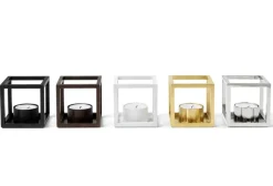 Kubus T Lysestage, sort fra<Audo Copenhagen New