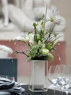 Kubus Vase Lolo, hvid fra<Audo Copenhagen Best