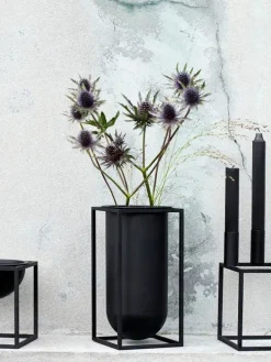 Kubus Vase Lolo, sort fra<Audo Copenhagen Sale