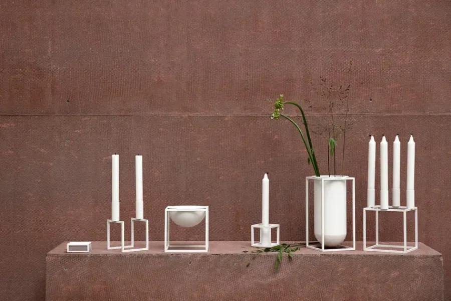 Kubus Vase Lolo, sort fra<Audo Copenhagen Sale