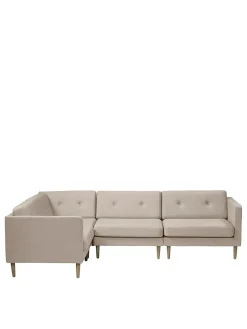 L42 Firhøj Hjørnesofa 4-Personers, beige fra<FDB Møbler Outlet