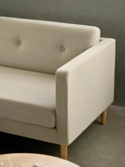L42 Firhøj Sofa 3-Personers m. chaiselong, beige fra<FDB Møbler Outlet