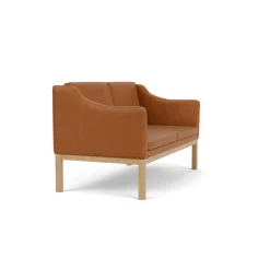 L45 MK154 2 pers. sofa, cognac læder af Mogens Koch<FDB Møbler Hot