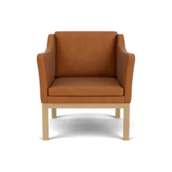 L46 MK155 lænestol, beige tekstil af Mogens Koch<FDB Møbler Hot