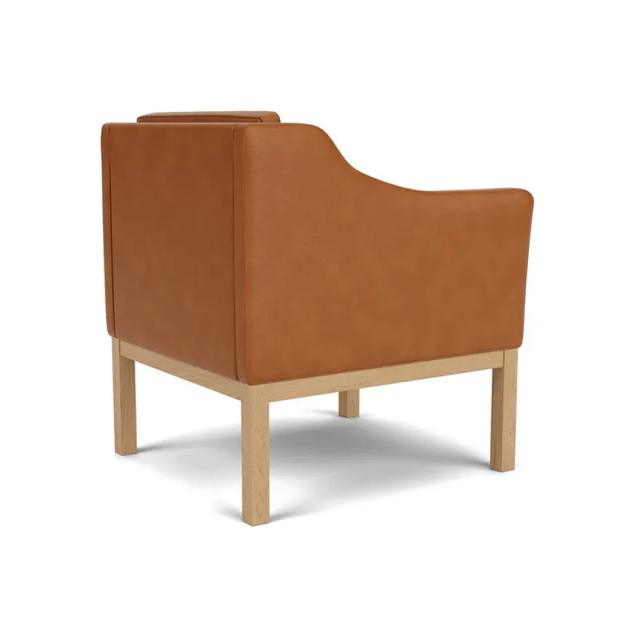 L46 MK155 lænestol, beige tekstil af Mogens Koch<FDB Møbler Hot