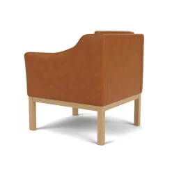 L46 MK155 lænestol, beige tekstil af Mogens Koch<FDB Møbler Hot