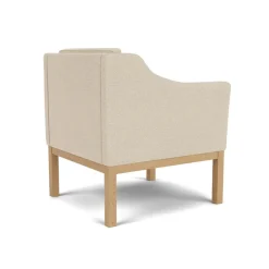 L46 MK155 lænestol, beige tekstil af Mogens Koch<FDB Møbler Hot