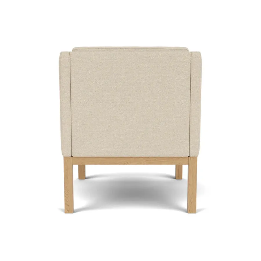 L46 MK155 lænestol, beige tekstil af Mogens Koch<FDB Møbler Hot