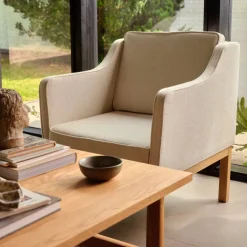 L46 MK155 lænestol, cognac læder af Mogens Koch<FDB Møbler Hot