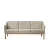 L43 MK46 Sofa, beige tekstil af Mogens Koch<FDB Møbler Best