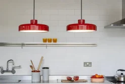 Lacquer pendant medium, red fra<Nine Hot