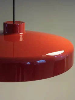 Lacquer pendant medium, red fra<Nine Hot