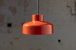 Lacquer pendant small, red fra<Nine Discount