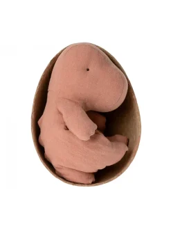 Lille Gantosaurus i æg, gammel rosa fra<Maileg Clearance
