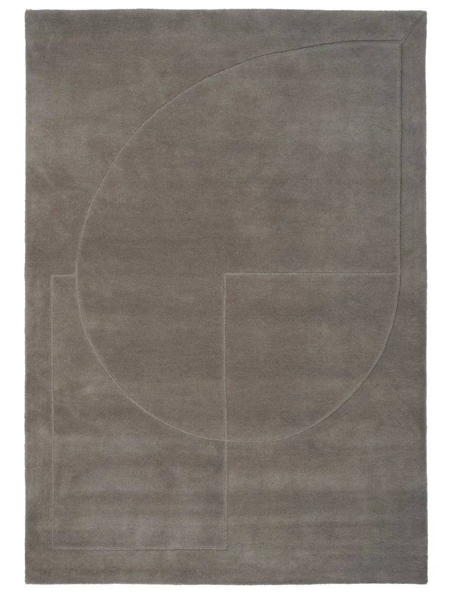 Lineal Poem Tæppe, Beige fra<Linie Design Clearance