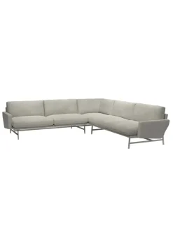 Lissoni PL115 Hjørnesofa, Clay 012 fra<Fritz Hansen Hot