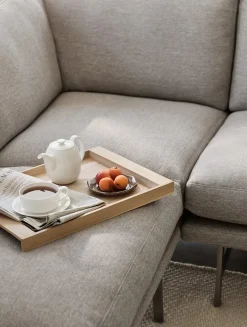Lissoni PL115 Hjørnesofa, Clay 012 fra<Fritz Hansen Hot