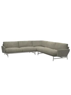 Lissoni PL115 Hjørnesofa, Moss 015 fra<Fritz Hansen