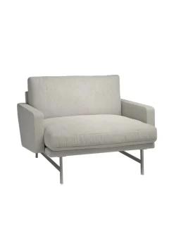 Lissoni PL111 Lounge Chair, Clay 012 fra<Fritz Hansen New