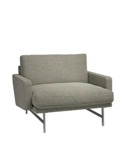 Lissoni PL111 Lounge Chair, Clay 012 fra<Fritz Hansen New