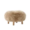 Little Petra Pouf, sheepskin honey 50 mm fra<&Tradition Discount
