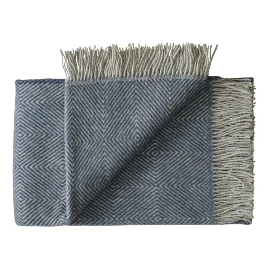 Livø Plaid, rosewood fra<Silkeborg Uldspinderi Discount