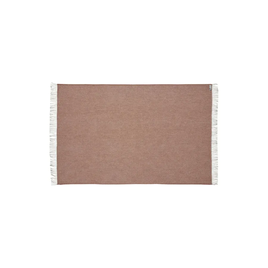 Livø Plaid, rosewood fra<Silkeborg Uldspinderi Discount