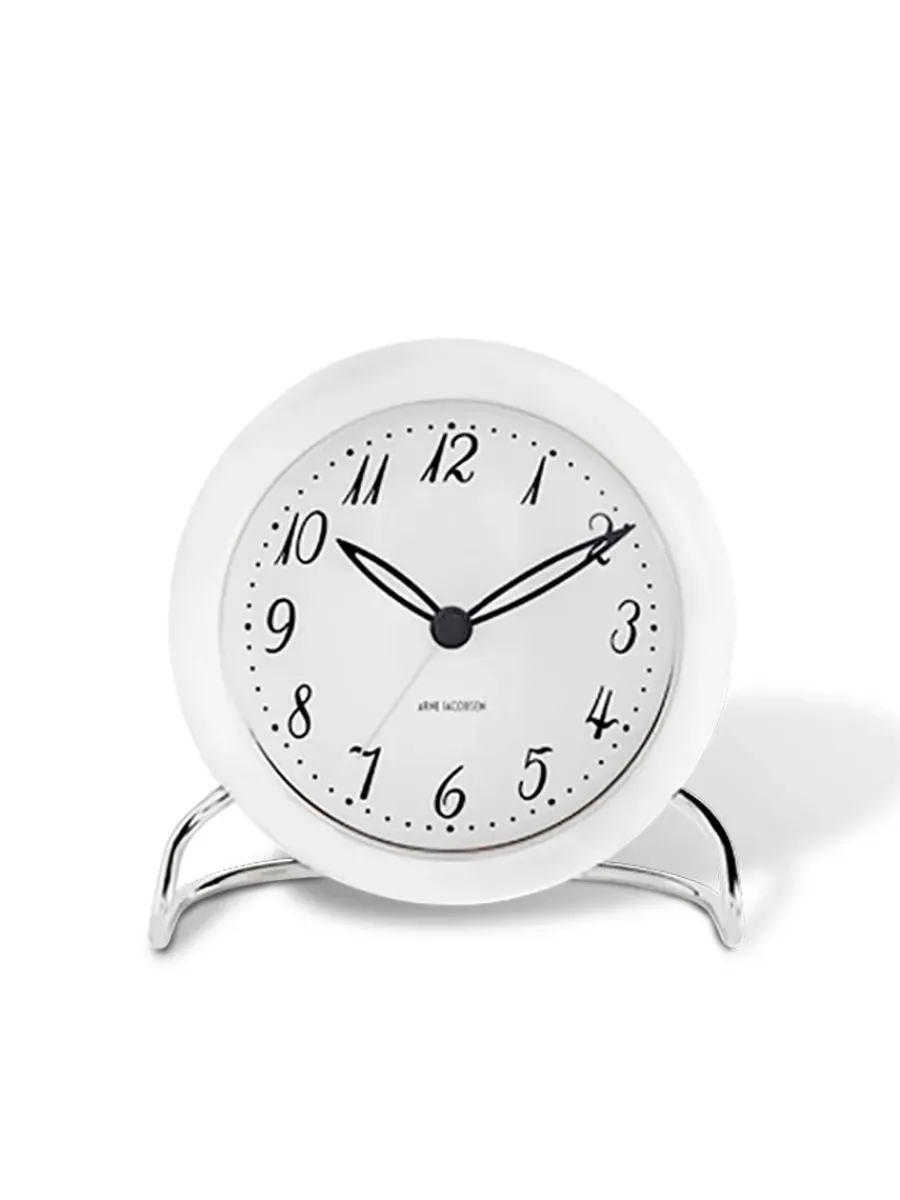 LK Bordur, hvid af Arne Jacobsen<Arne Jacobsen Clocks New