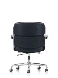 Lobby Chair ES 104 kontorstol, sort læder fra<Vitra Sale