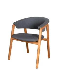 Luna Stol, teak/grey fra<Cane-line New