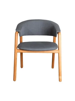 Luna Stol, teak/grey fra<Cane-line New