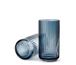 Lyngbyvasen blå glas fra<Lyngby Porcelæn Best
