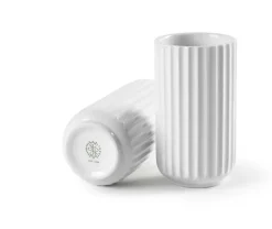 Lyngbyvasen i grøn glas fra<Lyngby Porcelæn Best