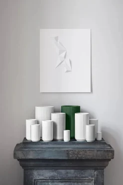 Lyngbyvasen i rosa, H25 cm fra<Lyngby Porcelæn Best