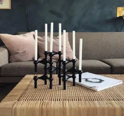 Lys i grå til Nagel lysestage<STOFF Nagel Outlet