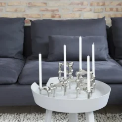 Lys i hvid til Nagel lysestage<STOFF Nagel Outlet