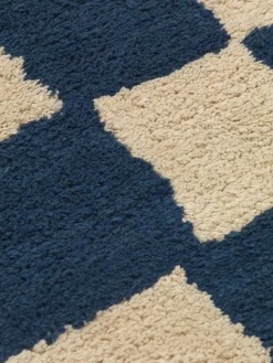 Mara Washable Rug 90 x 150 cm, deep blue fra<Ferm Living Best