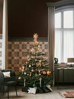 Marble Baubles, M, sæt á 4 stk. fra<Ferm Living Online