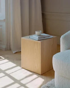 Mass Side Table, black fra<New Works New