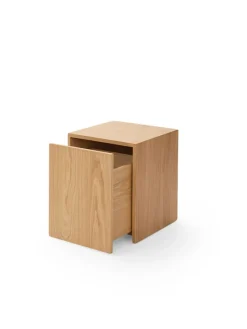 Mass Side Table, black fra<New Works New