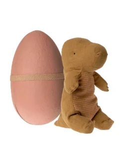 Medium Gantosaurus i æg, mørk okker fra<Maileg Hot