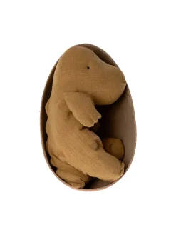 Medium Gantosaurus i æg, mørk okker fra<Maileg Hot