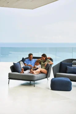 Mega Daybed, højre, inkl. hyndesæt fra<Cane-line Sale