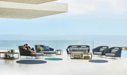 Mega Daybed, højre, inkl. hyndesæt fra<Cane-line Sale