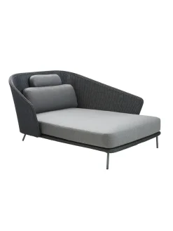 Mega Daybed, venstre, inkl. hyndesæt fra<Cane-line New