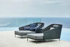 Mega Daybed, venstre, inkl. hyndesæt fra<Cane-line New