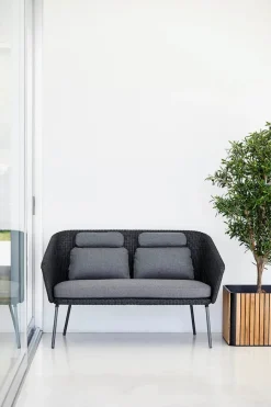 Mega Dining Bænk, inkl. hyndesæt fra<Cane-line New